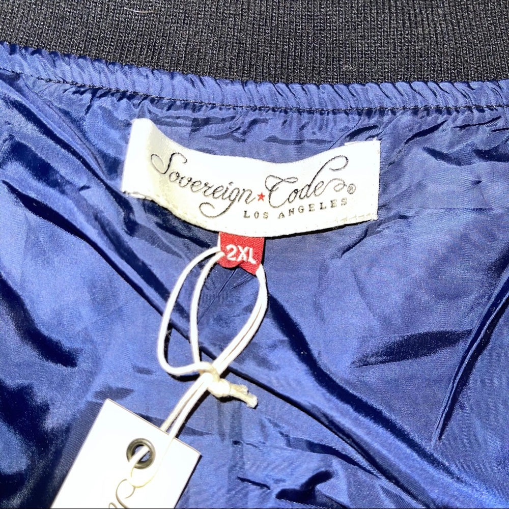 Sovereign code black bomber jacket - Picture 3 of 6